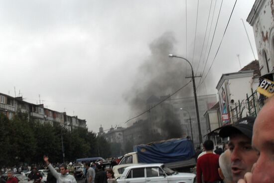 Explosion near central market, Vladikavkaz