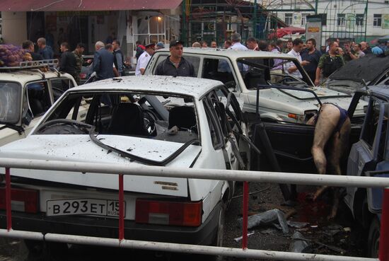 Explosion near central market, Vladikavkaz