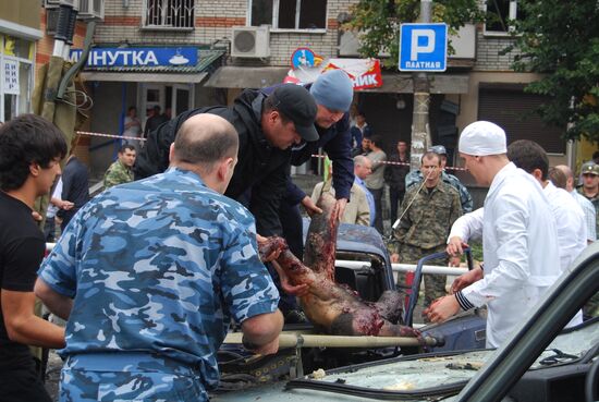 Explosion near central market, Vladikavkaz
