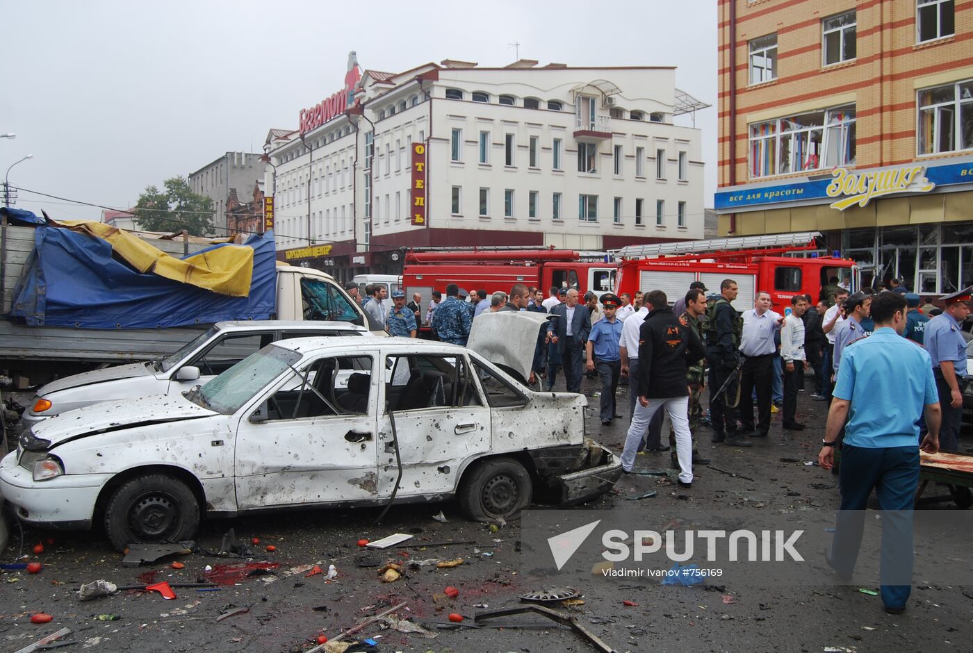 Explosion near central market, Vladikavkaz