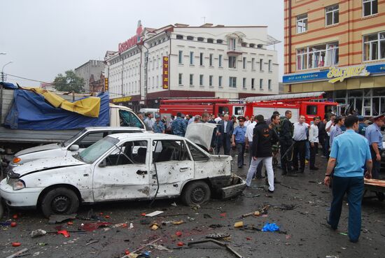 Explosion near central market, Vladikavkaz