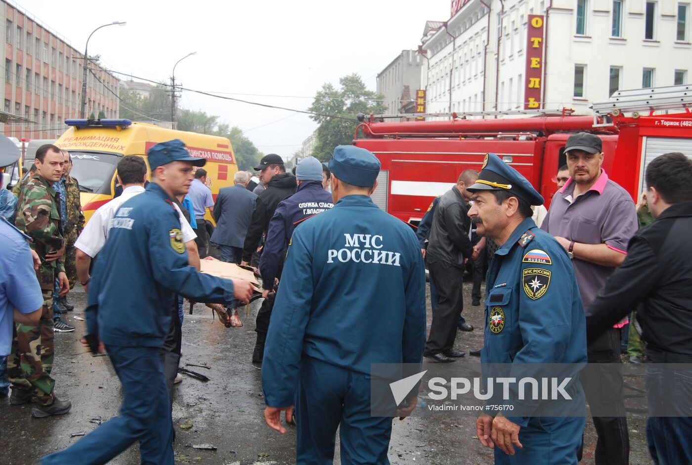 Explosion near central market, Vladikavkaz