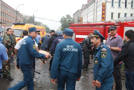 Explosion near central market, Vladikavkaz