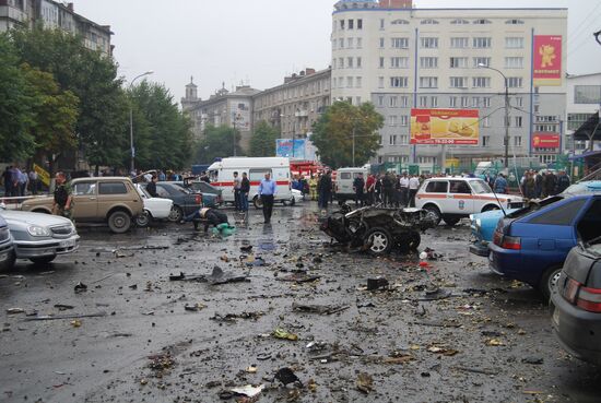 Explosion near central market, Vladikavkaz
