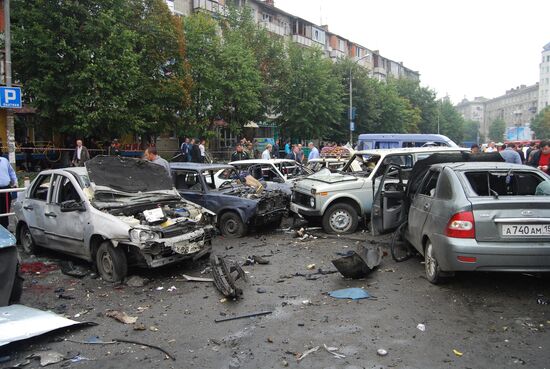 Explosion near central market, Vladikavkaz