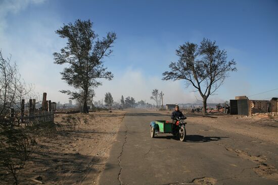 Fire in Altai Region