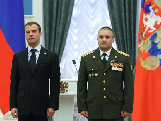 Dmitry Medvedev presents state awards to Russian citizens