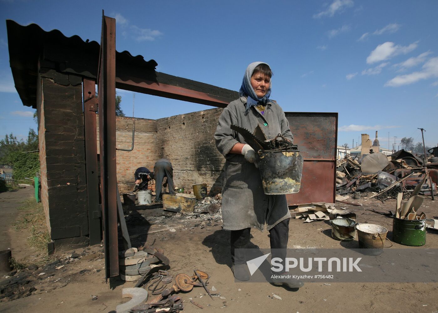 Fire in Altai Region