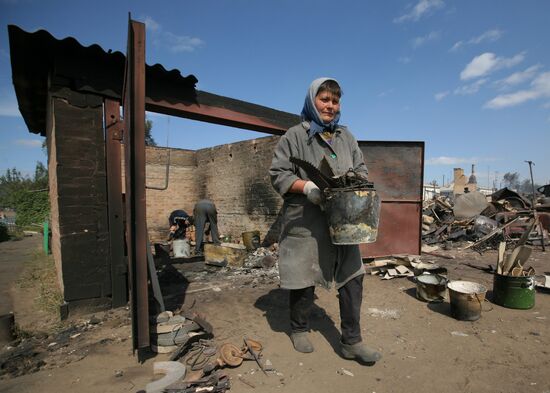 Fire in Altai Region