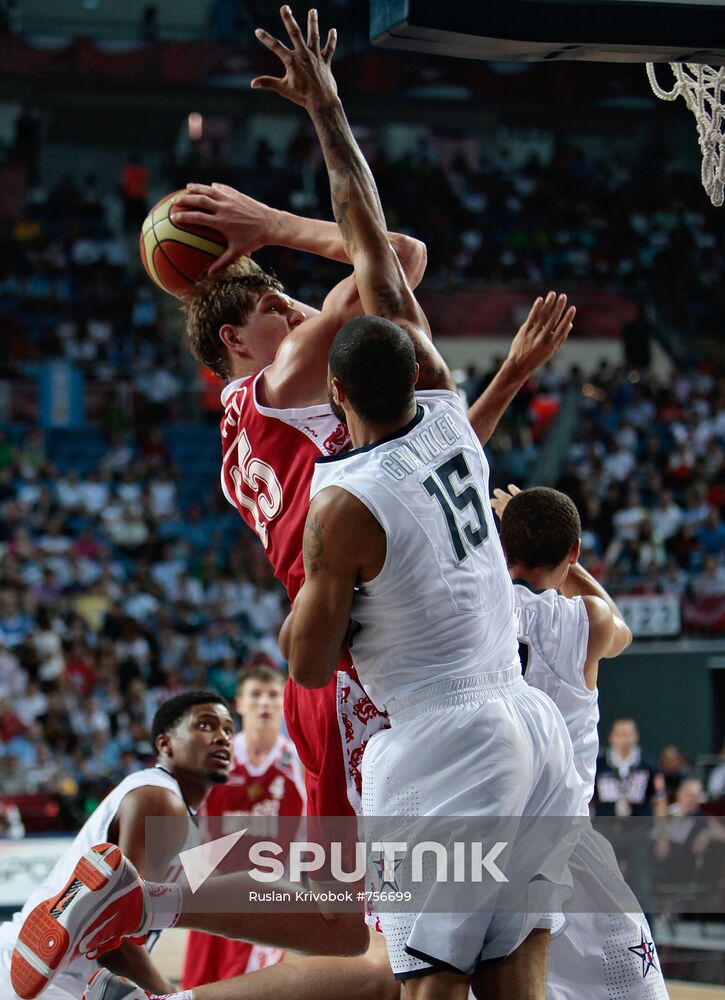2010 FIBA World Championship. Men. U.S. vs. Russia