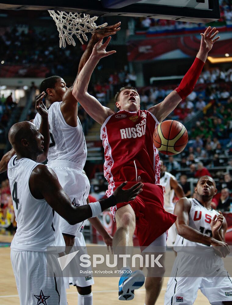 2010 FIBA World Championship. Men. U.S. vs. Russia