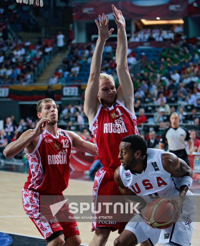 2010 FIBA World Championship. Men. U.S. vs. Russia