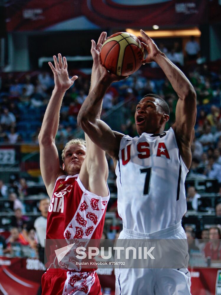 2010 FIBA World Championship. Men. U.S. vs. Russia