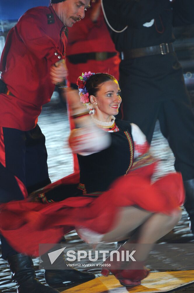 Closing ceremony of Savior Tower military music festival