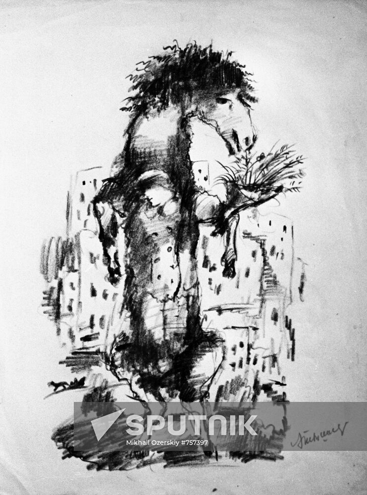 Drawing by Alexander Tyshler