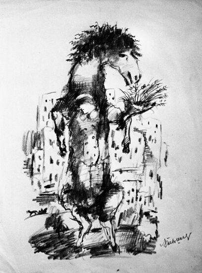 Drawing by Alexander Tyshler