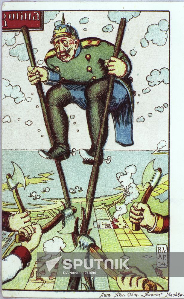 World war one political cartoon