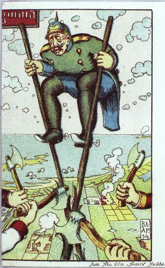 World war one political cartoon