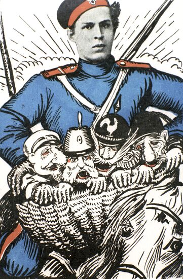 World war one political cartoon