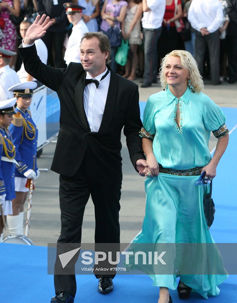 Alexander Peskov with his wife