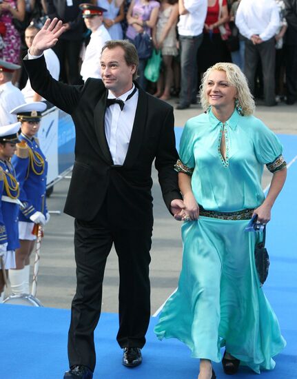 Alexander Peskov with his wife