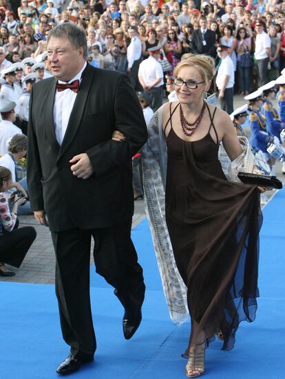 Sergei Stepanchenko with his wife Irina