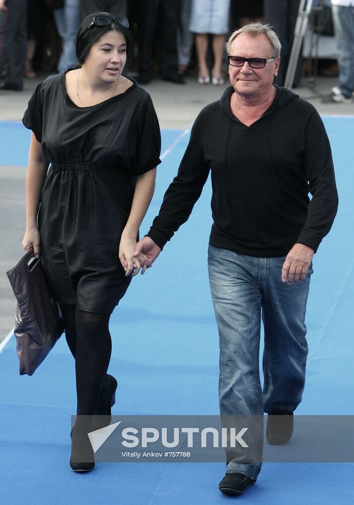 Sergei Shakurov and his wife Yekaterina