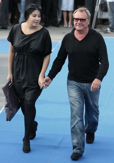 Sergei Shakurov and his wife Yekaterina