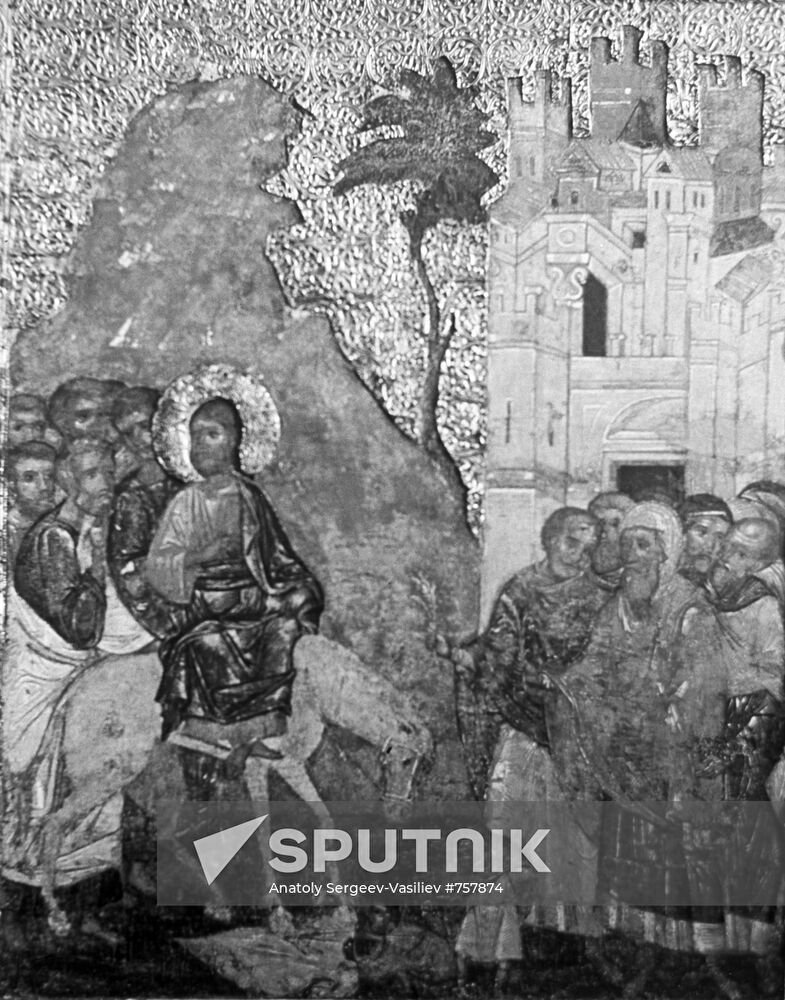 Icon "Palm Sunday"