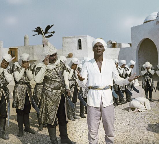 Still from feature film Aladdin's magic lamp