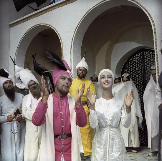 Still from feature film Aladdin's magic lamp