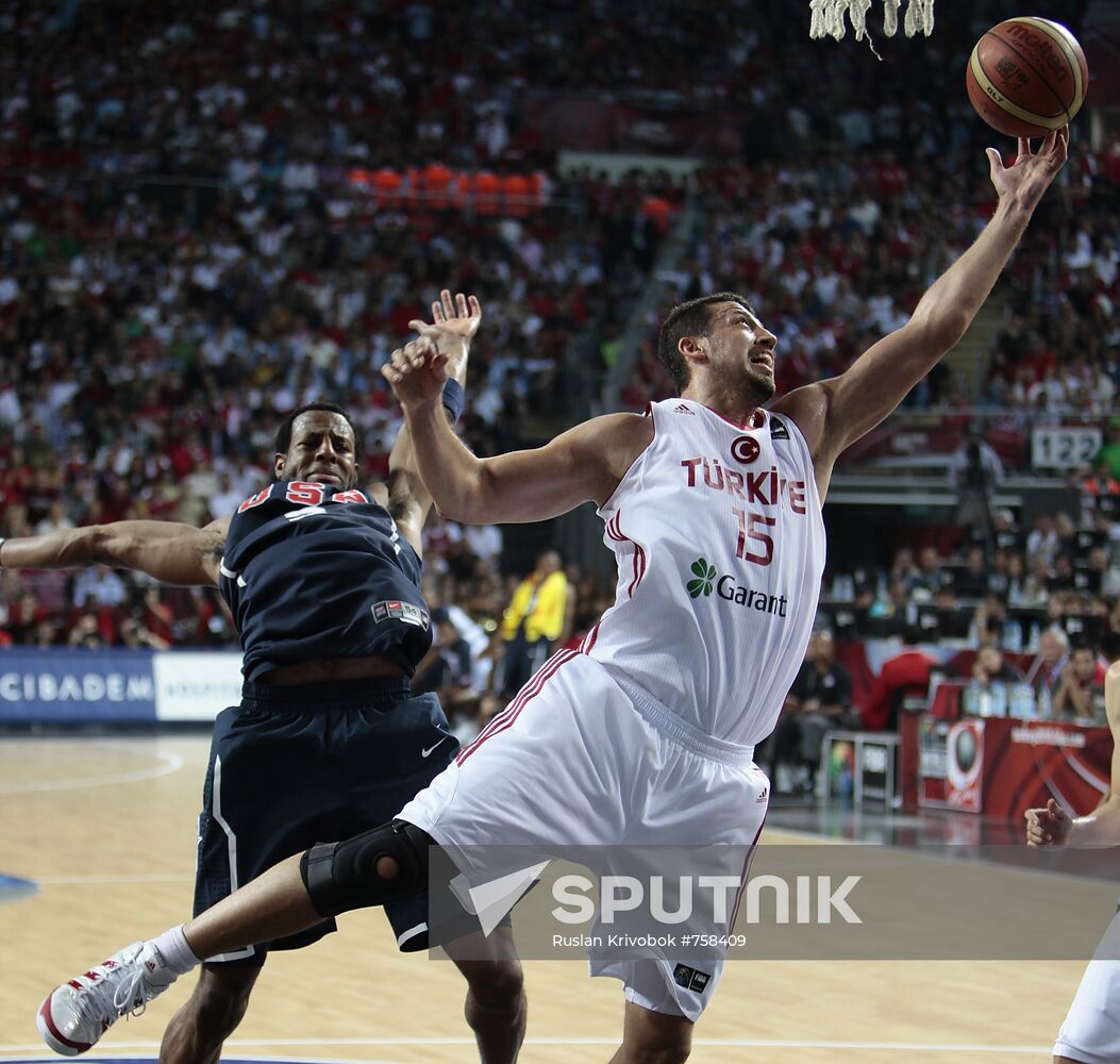 2010 FIBA World Championship. USA vs. Turkey