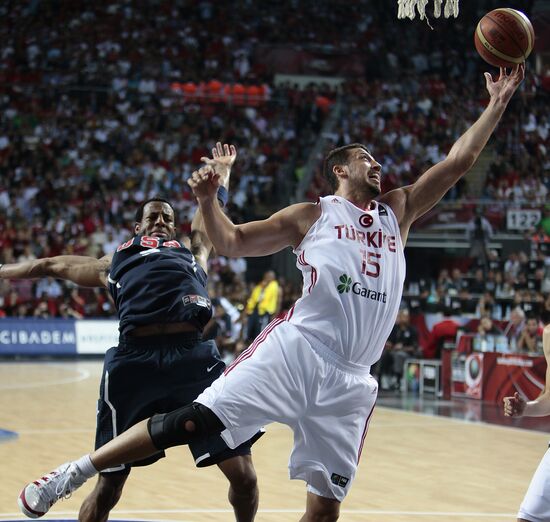 2010 FIBA World Championship. USA vs. Turkey
