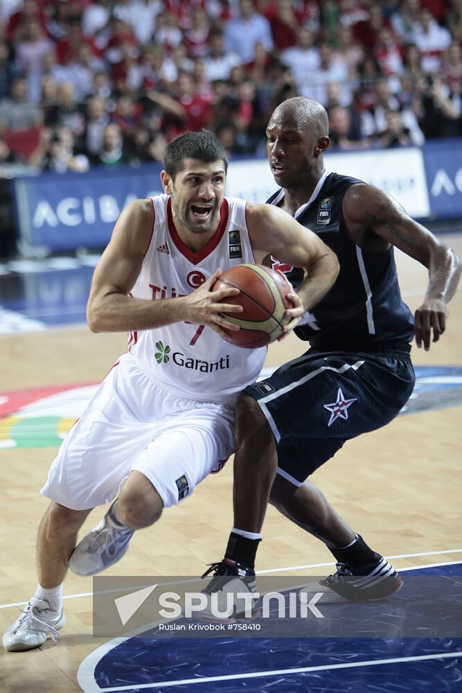 2010 FIBA World Championship. USA vs. Turkey