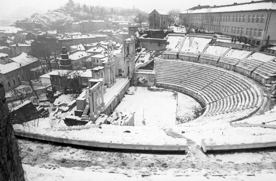 Roman amphitheatre in Plovdiv