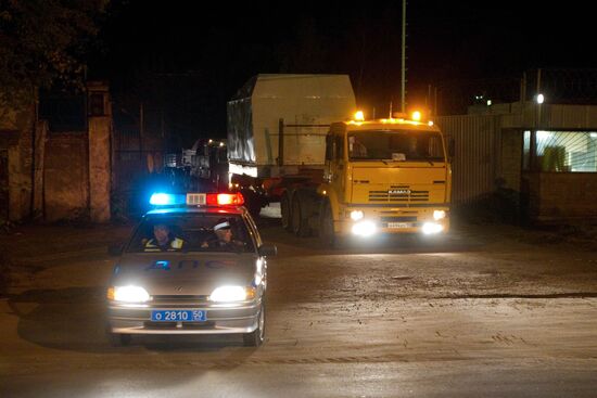 RD-180 rocket engine transported to Sheremetyevo Airport