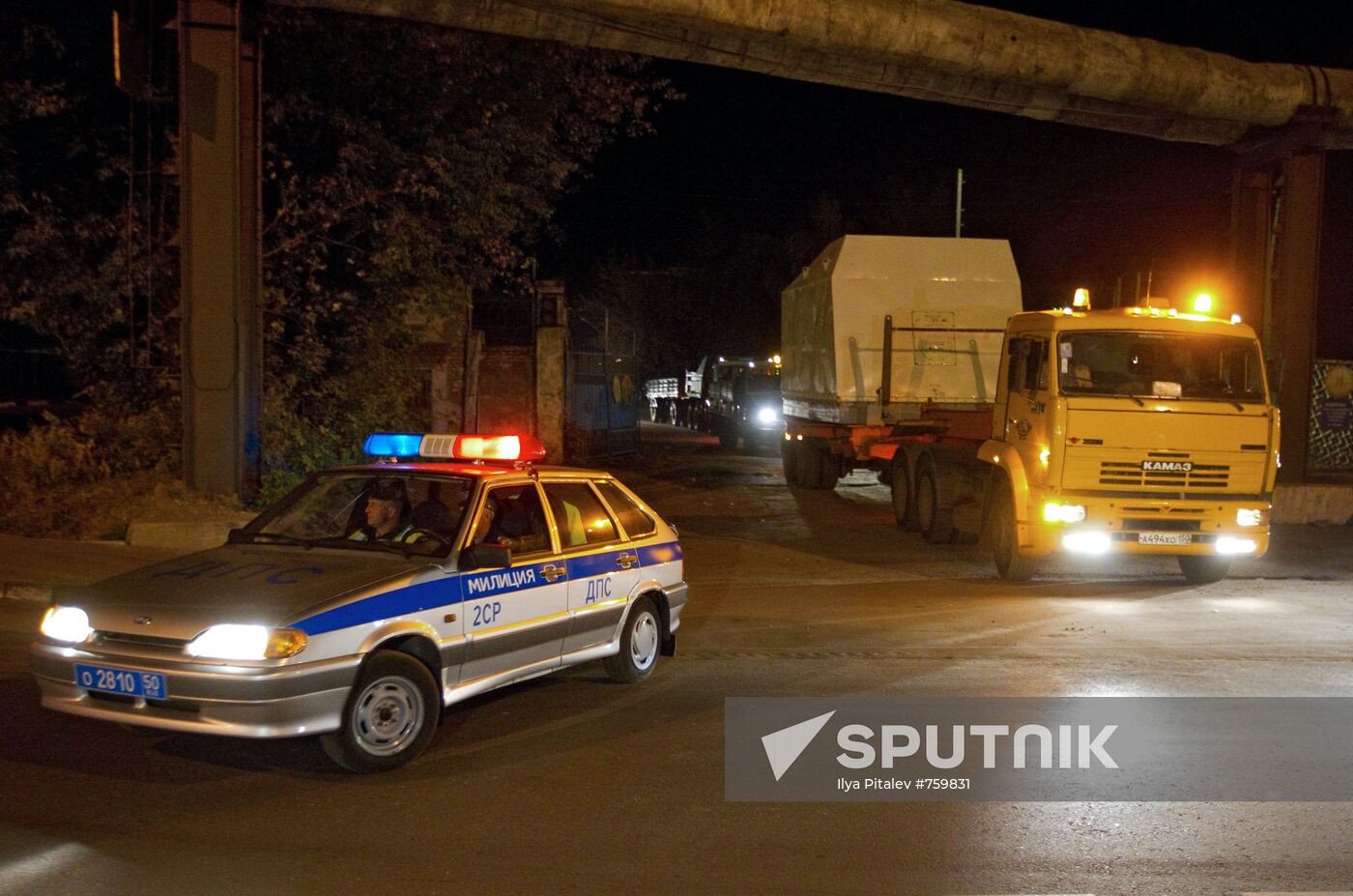 RD-180 rocket engine transported to Sheremetyevo Airport
