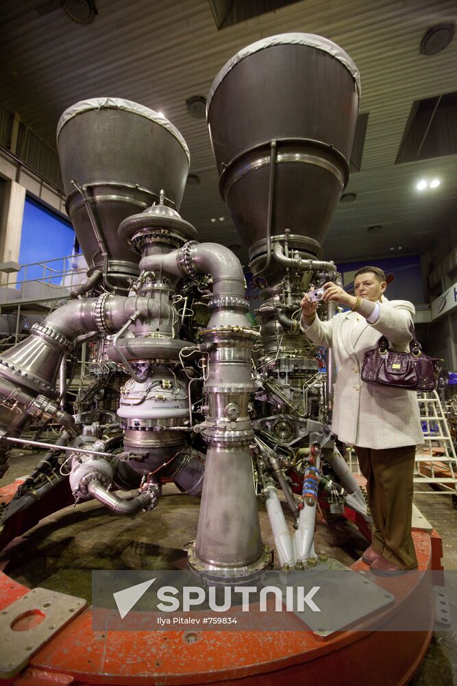 RD-180 rocket engine assembled at Energomash