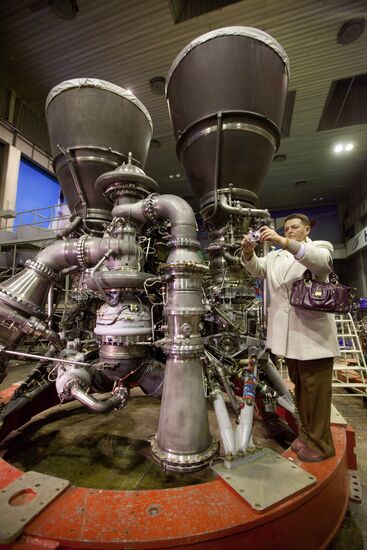 RD-180 rocket engine assembled at Energomash