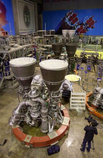 RD-180 rocket engine assembled at Energomash