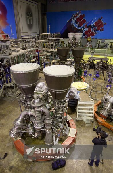 RD-180 rocket engine assembled at Energomash