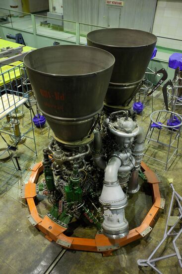 RD-180 rocket engine assembled at Energomash