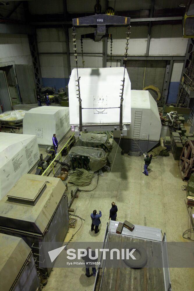 RD-180 rocket engine assembled at Energomash
