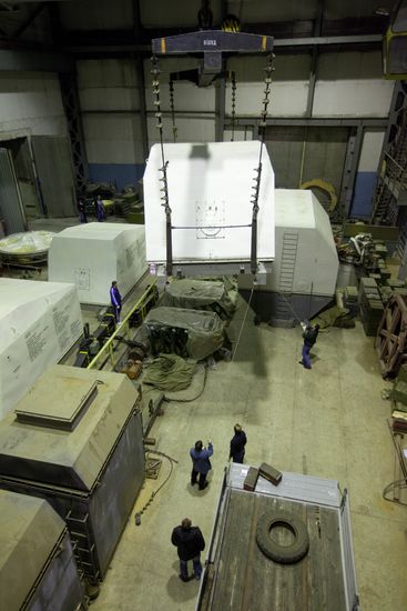 RD-180 rocket engine assembled at Energomash