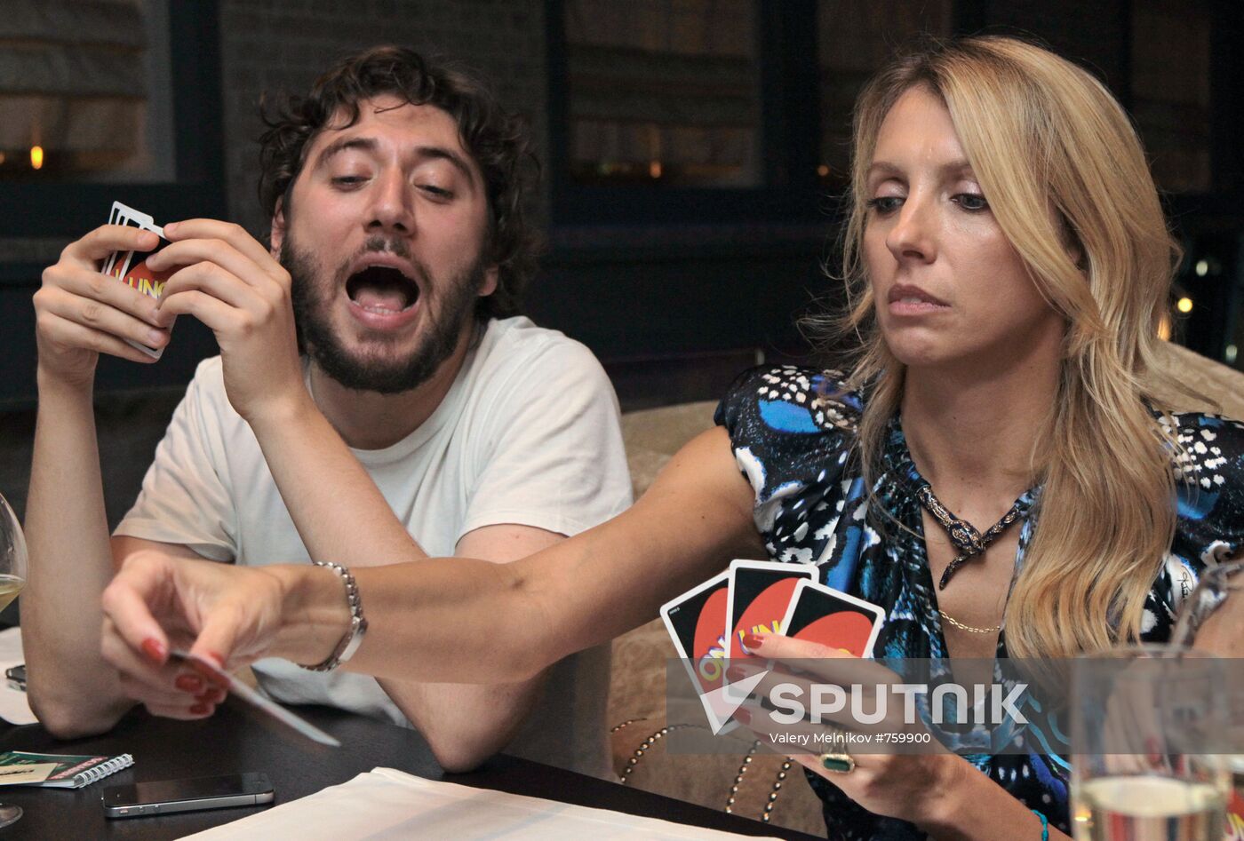 Mikhail Druyan and Svetlana Bondarchuk