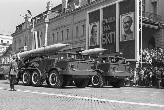 Military parade in Sofia
