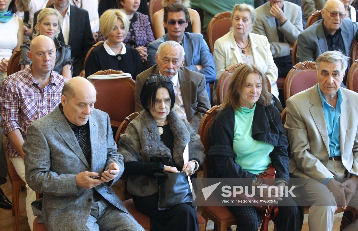 Meeting of Mossovet Theater company