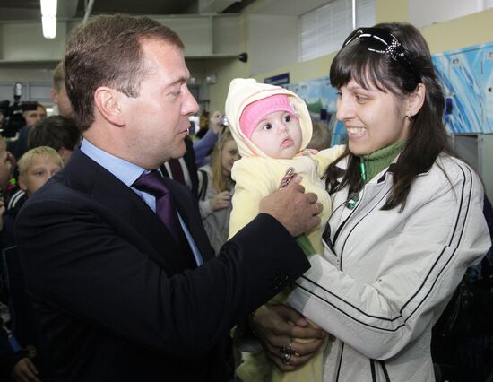 D. Medvedev on working visit to Northwestern Federal District
