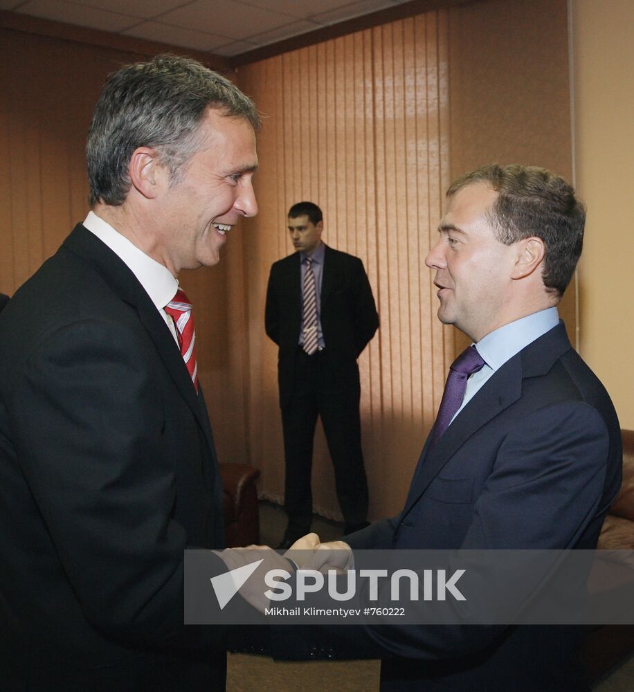 D. Medvedev on working visit to Northwestern Federal District