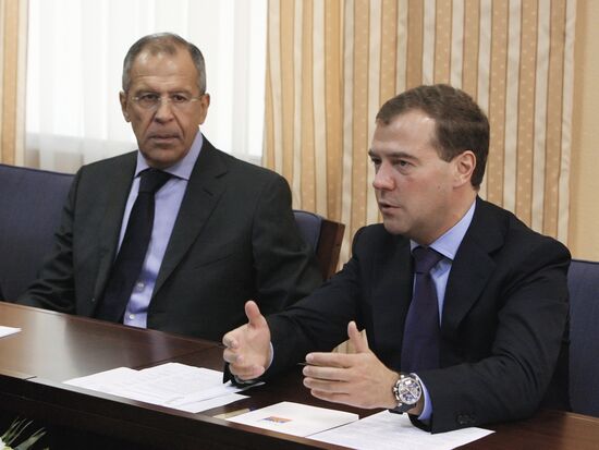 D. Medvedev on working visit to Northwestern Federal District